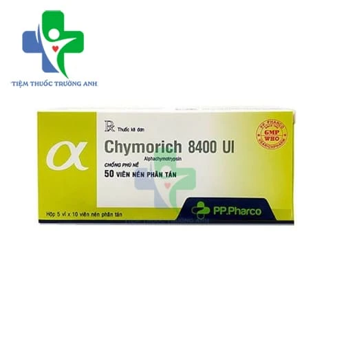 Chymorich 8400 PP.Pharco - Thuốc điều trị phù nề của Việt Nam