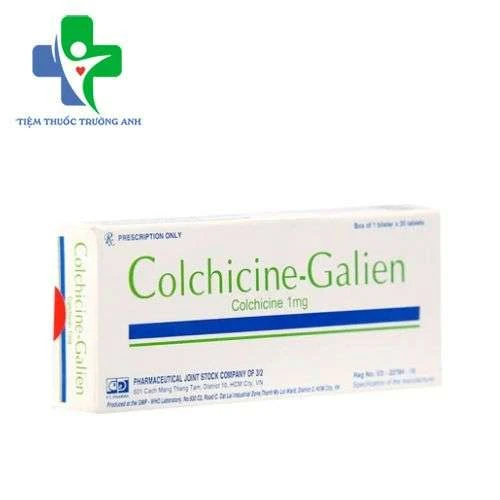 Colchicine galien - Làm giảm đau trong các đợt gút cấp