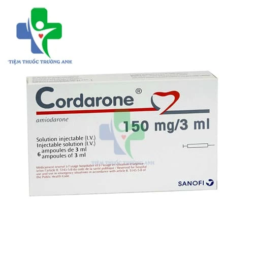 Cordarone 150mg/3ml - Thuốc điều trị rối loạn nhịp tim