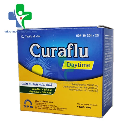 Curaflu Daytime SPM - Thuốc điều trị các triệu chứng sốt, ho