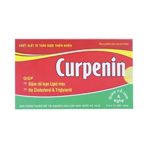 Curpenin - Hỗ trợ hạ Cholesterol & tryglycerid 