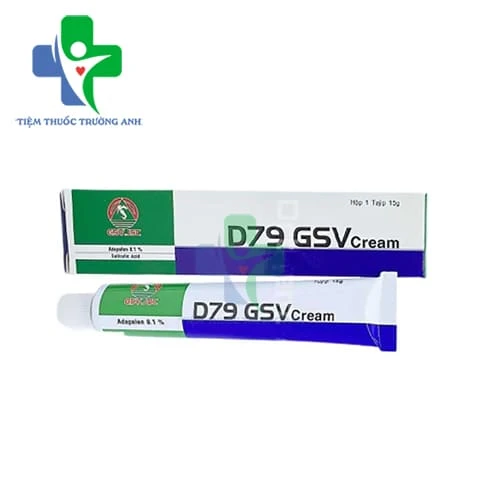 D79 GSV Cream 15g - Kem trị mụn trứng cá hiệu quả