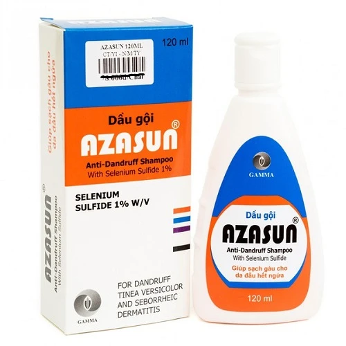  Dầu gội AZASUN 1% hỗ trợ trị gàu, viêm da đầu 