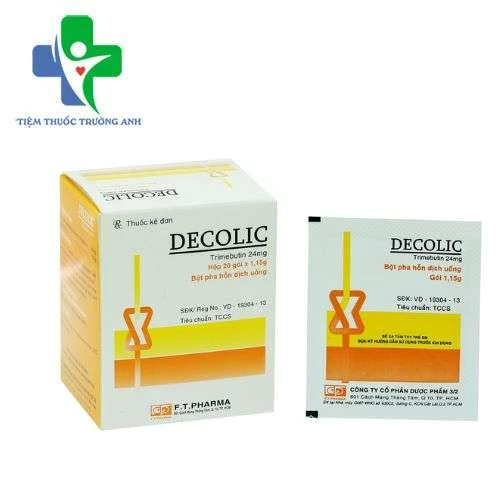 Decolic F.T Pharma - Điều trị đau do rối loạn chức năng của ống tiêu hóa