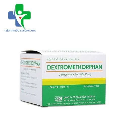 Dextromethorphan 15mg F.T.Pharma - Điều trị các chứng ho khan gây khó chịu