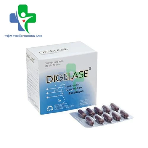 Digelase Hộp 100 Viên SPM - Hỗ trợ tăng cường tiêu hóa hiệu quả