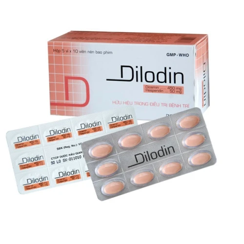 Dilodin - thuốc điều trị trĩ cấp của Dược Hậu Giang
