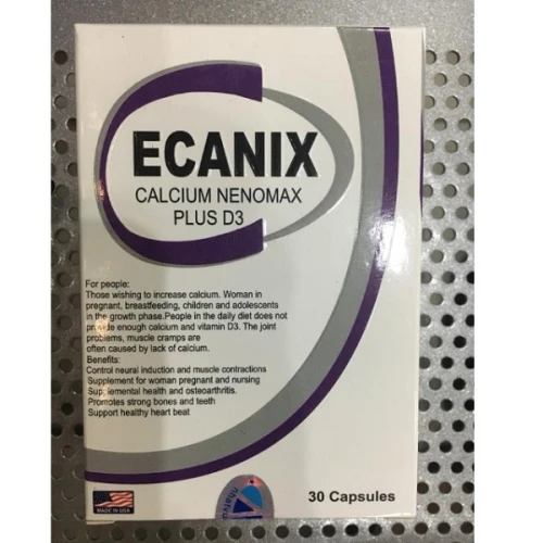 Ecanix - Bổ sung Vitamin và Canxi hiệu quả của Mỹ