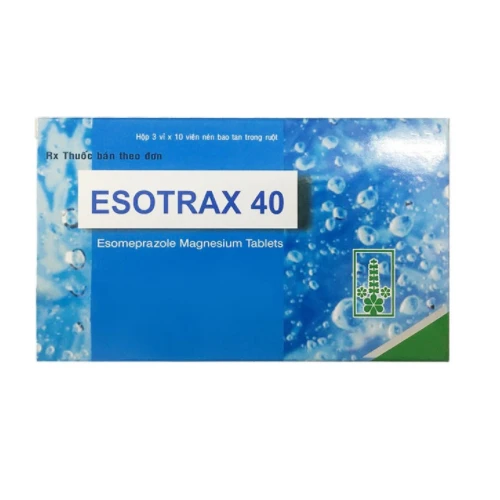 Esotrax 40mg - Điều trị viêm loét dạ dày, tá tràng hiệu quả