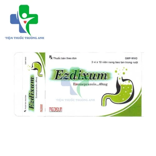 Ezdixum 40 Medisun - Thuốc điều trị loét dạ dày-tá tràng