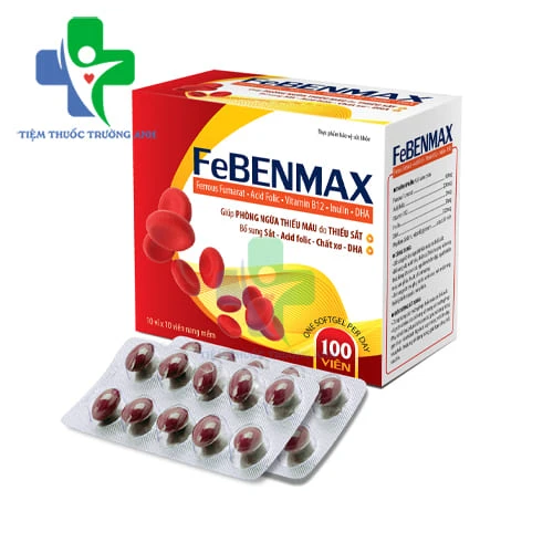 FeBenmax Phương Đông Pharma - Bổ sung sắt, acid folic cho cơ thể