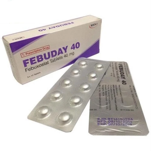 Febuday 40mg - Thuốc điều trị bệnh gout hiệu quả của Ấn Độ