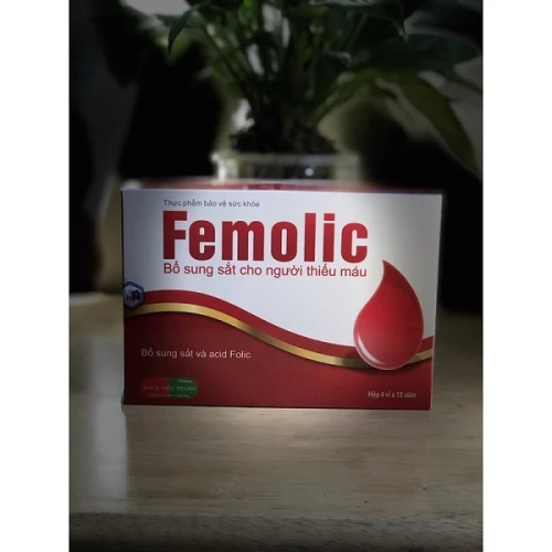 Femolic - Bổ sung sắt cho người thiếu máu hiệu quả