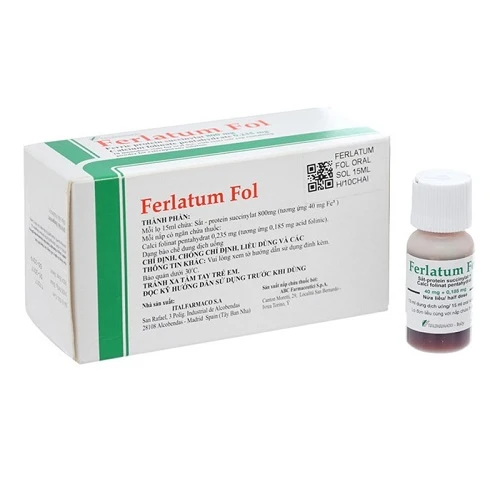 Ferlatum Fol - Giúp phòng ngừa và điều trị thiếu sắt hiệu quả 