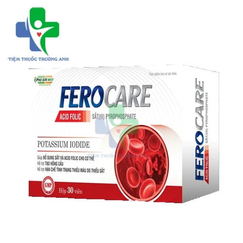 Ferocare Phú Sơn Nam - Viên uống bổ sung sắt và acid folic cho cơ thể