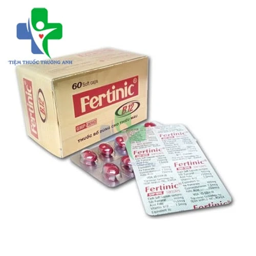 Fertinic NIC - Điều trị và dự phòng các loại thiếu máu do thiếu sắt