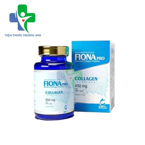 Fiona Pro Bioactive Collagen Peptides - Viên uốn bổ sung collagen