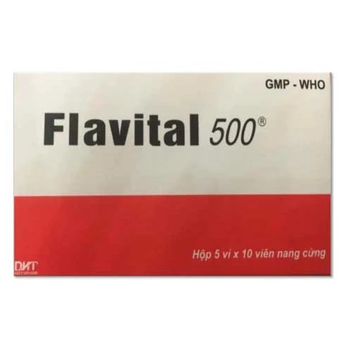 Flavital 500 - Giúp ổn định huyết áp, giảm mỡ máu hiệu quả 