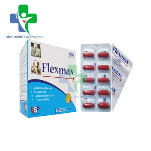 Flexmax USP - Bổ sung calci, vitamin d3, magnesi, kẽm cho cơ thể