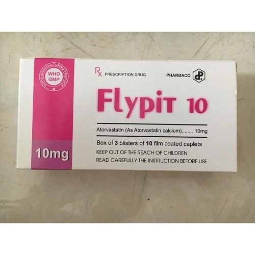 Flypit 10mg - Hỗ trợ điều trị tăng Cholesterol trong máu hiệu quả