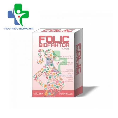 Folic Biofaktor 400mcg - Bổ sung axit folic cho phụ nữ mang thai
