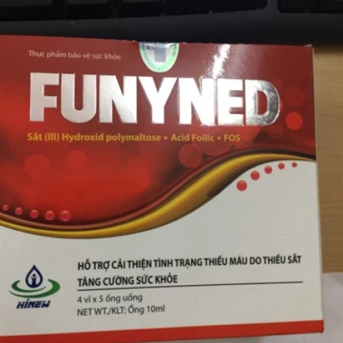 Funyned - Hỗ trợ cải thiện tình trạng thiếu máu do thiếu sắt