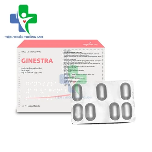 Ginestra Pharmaline - Viên đặt điều trị viêm âm đạo