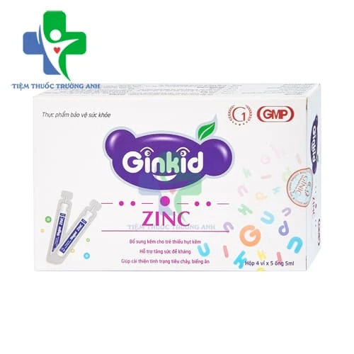 Ginkid Zinc - Hỗ trợ tăng cường sức đề kháng cho cơ thể