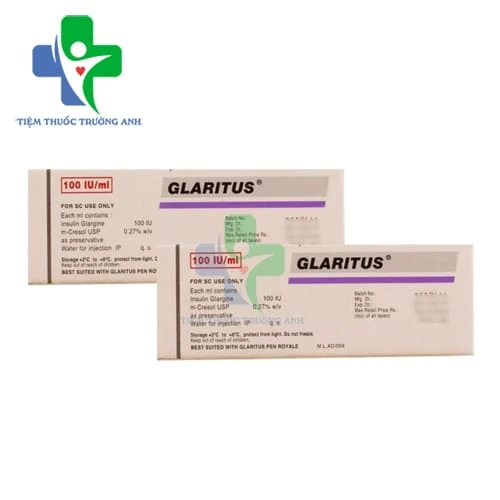 Glaritus 100 IU/ml - Thuốc điều trị đái tháo đường