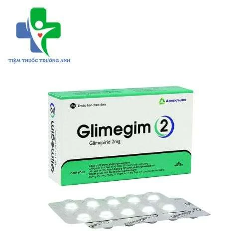 Glimegim 2 Agimexpharm - Hỗ trợ bệnh nhân tiểu đường tuýp 2