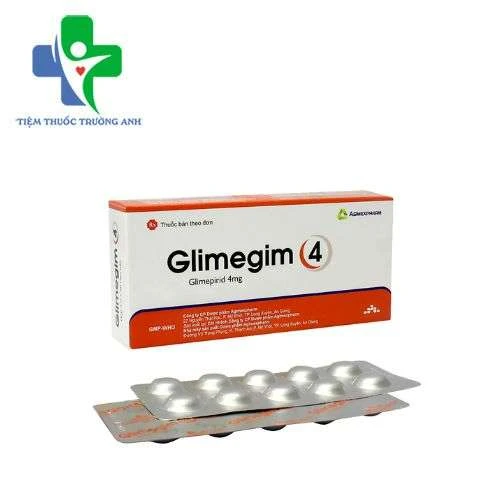 Glimegim 4 Agimexpharm - Dùng cho bệnh nhân tiểu đường