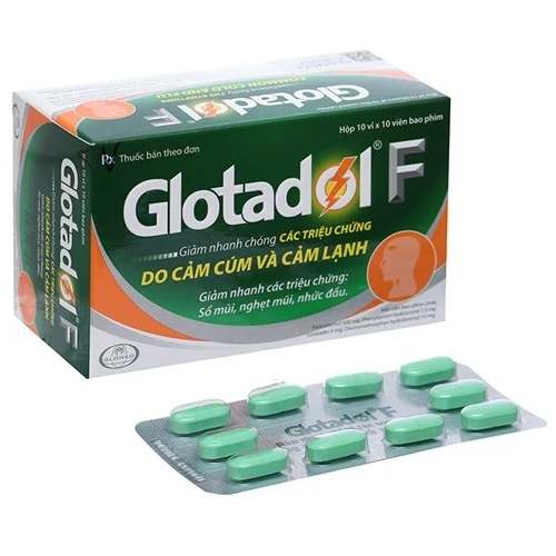 Glotadol F - Giảm nhanh các triệu chứng do cảm cúm và cảm lạnh hiệu quả