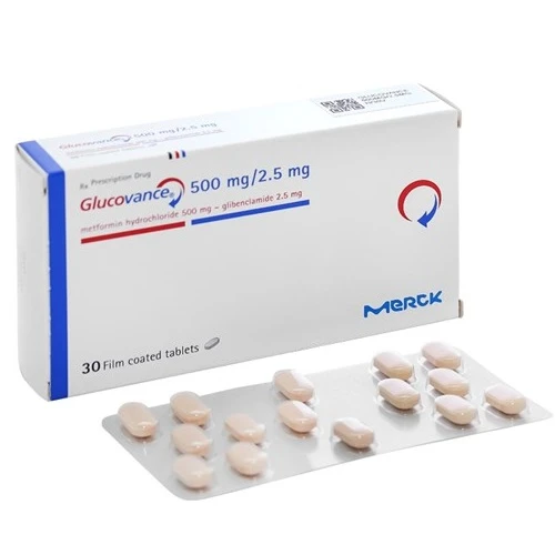 Glucovance 500mg/2.5mg - Điều trị bệnh đái tháo đường hiệu quả 