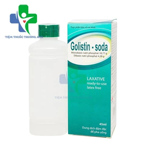 Golistin Soda 45ml CPC1HN - Hỗ trợ làm giảm triệu chứng táo bón