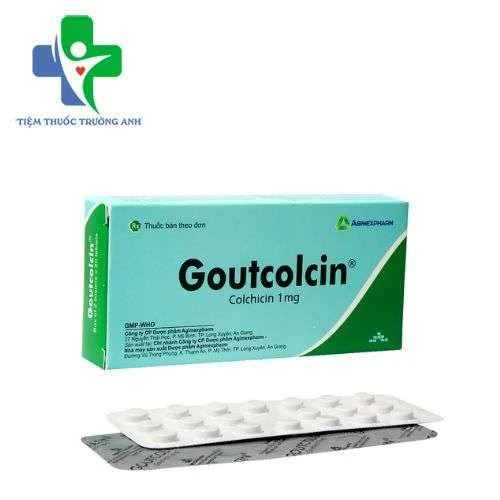 Goutcolcin 1mg Agimexpharm - Điều trị đợt cấp của bệnh gút