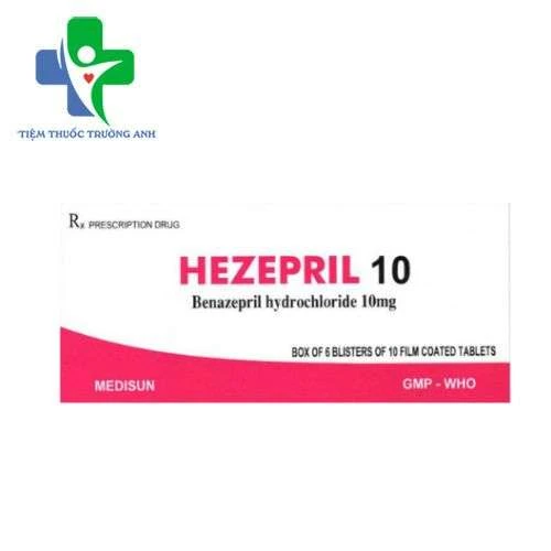 Hezepril 10 Medisun - Điều trị chứng tăng huyết áp