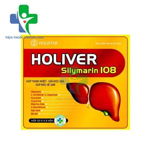 Holiver Silymarin 108 - Hỗ trợ tăng cường chức năng gan