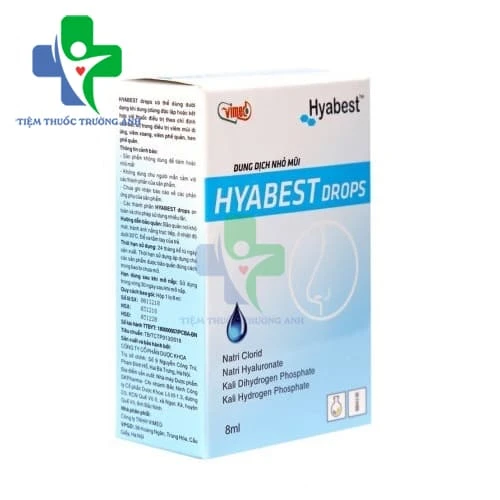 Hyabest Drops DK Pharma - Dung dịch nhỏ mũi của Việt Nam