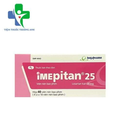 Imepitan 25 Agimexpharm - Điều trị tăng huyết áp