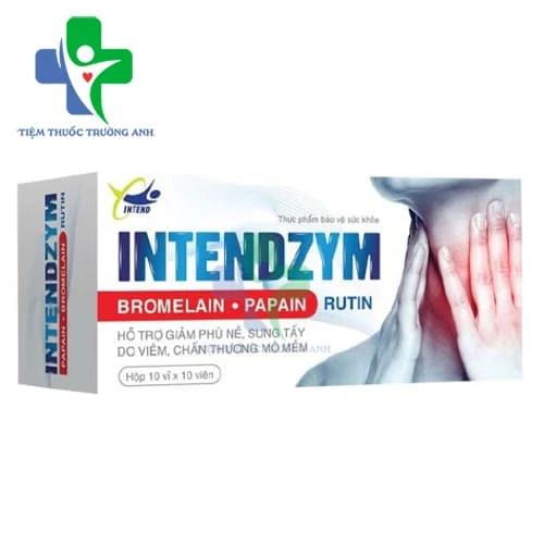 Intendzym Tradiphar - Hỗ trợ giảm phù nề, sưng tấy hiệu quả