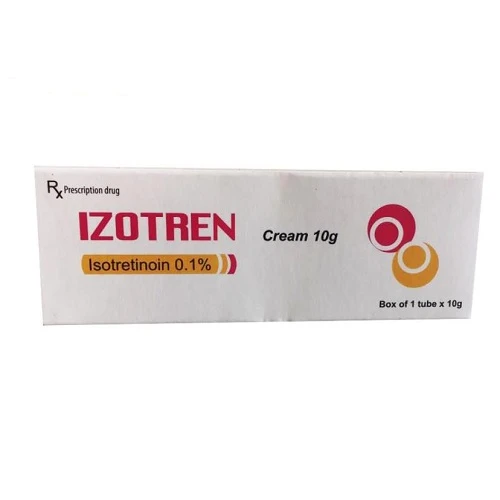 Izotren 0.1% cream - Thuốc điều trị mụn trứng cá hiệu quả