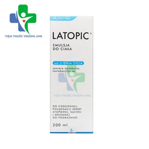 Latopic Body Emulsion 200ml - Gel dưỡng da, cấp ẩm