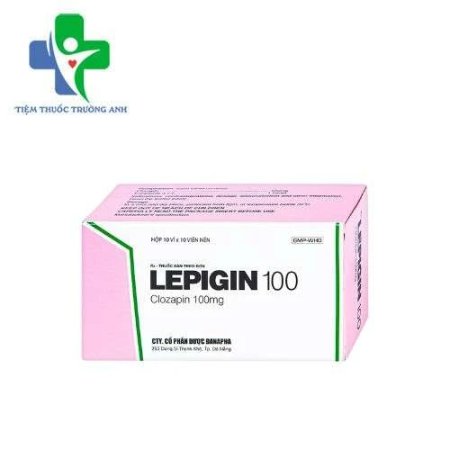 Lepigin 100 Danapha - Ðiều trị tâm thần phân liệt mãn tính