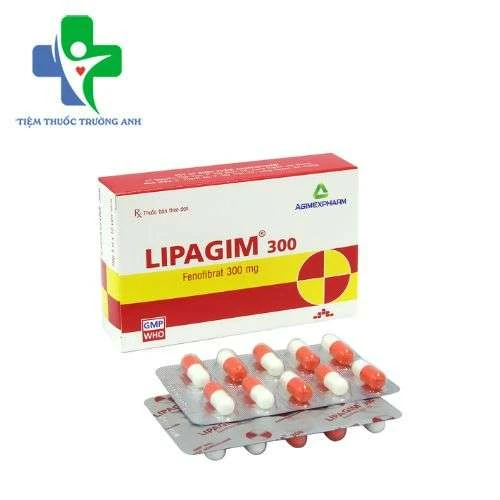 Lipagim 300 Agimexpharm - Điều trị rối loạn lipoprotein huyết
