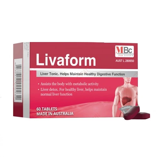 Livaform - Giúp bổ gan, giải độc gan hiệu quả