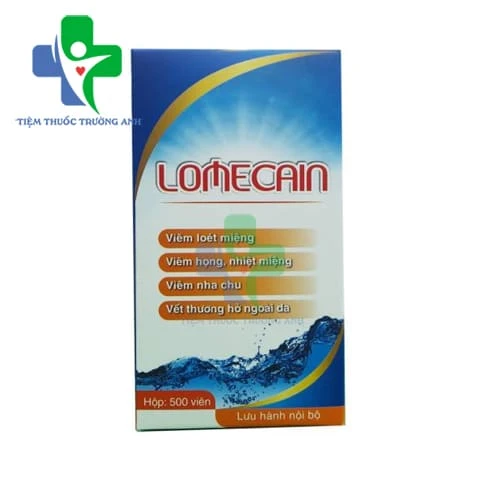 Lomecain - Thuốc điều trị viêm loét miệng, nhiệt miệng