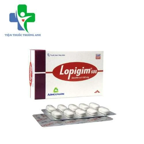Lopigim 600 Agimexpharm - Làm giảm nguy cơ bệnh mạch vành