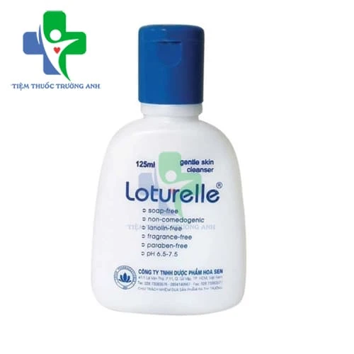 Loturelle 125ml - Sữa rửa mặt ngừa mụn, giảm hăm tã