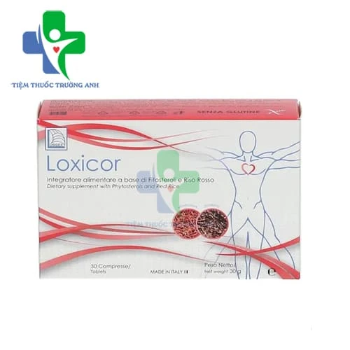Loxicor Logidex - Hỗ trợ hạ huyết áp, giảm mỡ xấu trong máu