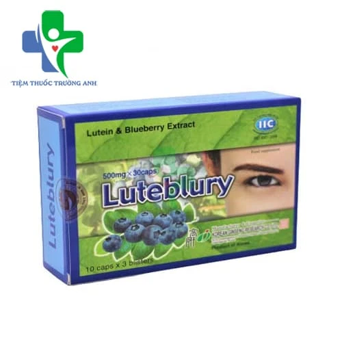 Luteblury - Viên uống hỗ trợ tăng cường thị lực mắt hiệu quả